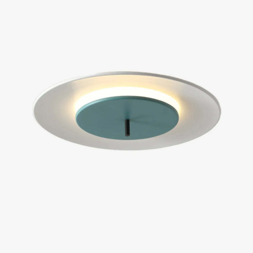 Minimalist Circular LED Ceiling Light - Soft Illumination