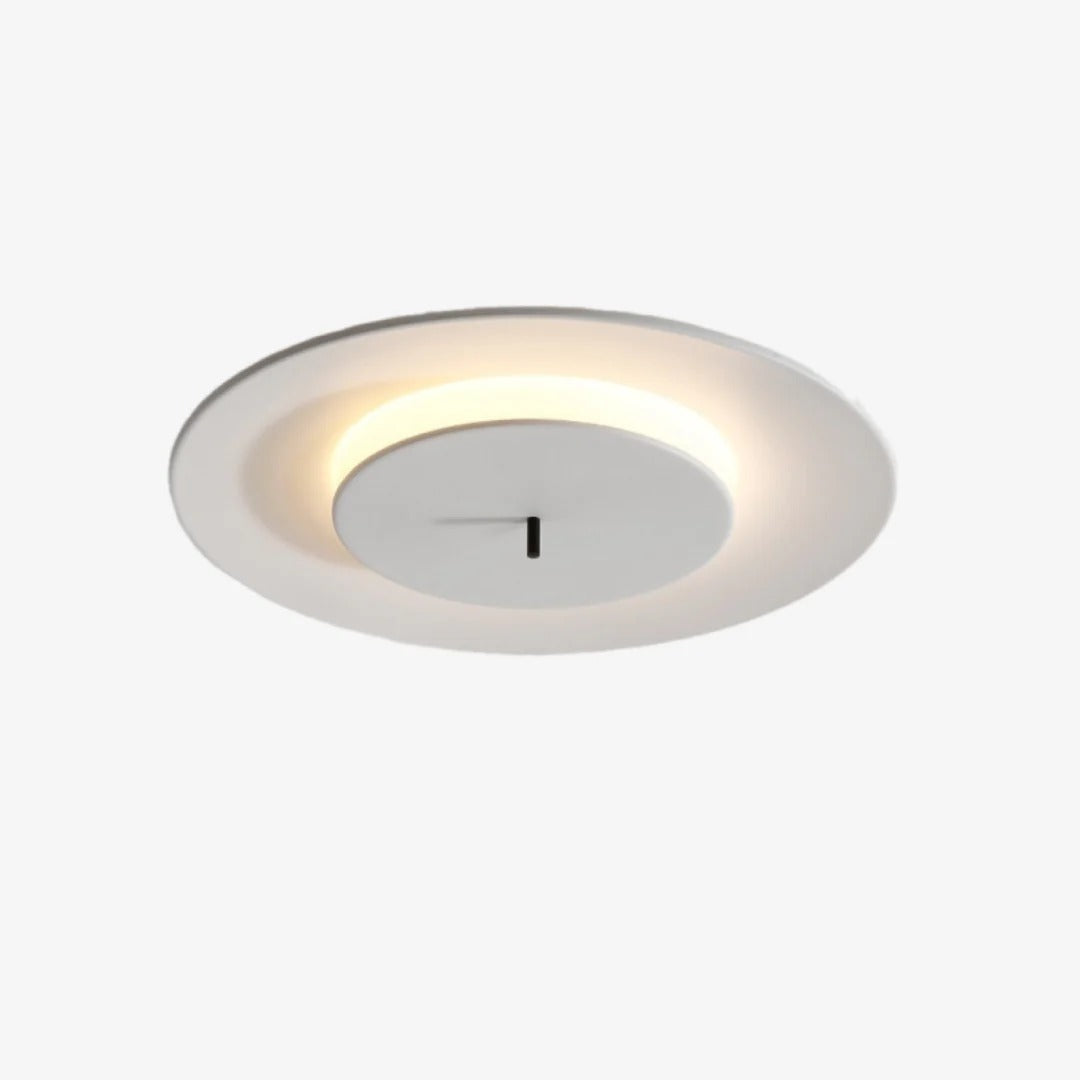 Minimalist Circular LED Ceiling Light - Soft Illumination