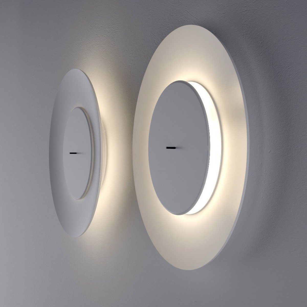 Minimalist Circular LED Ceiling Light - Soft Illumination