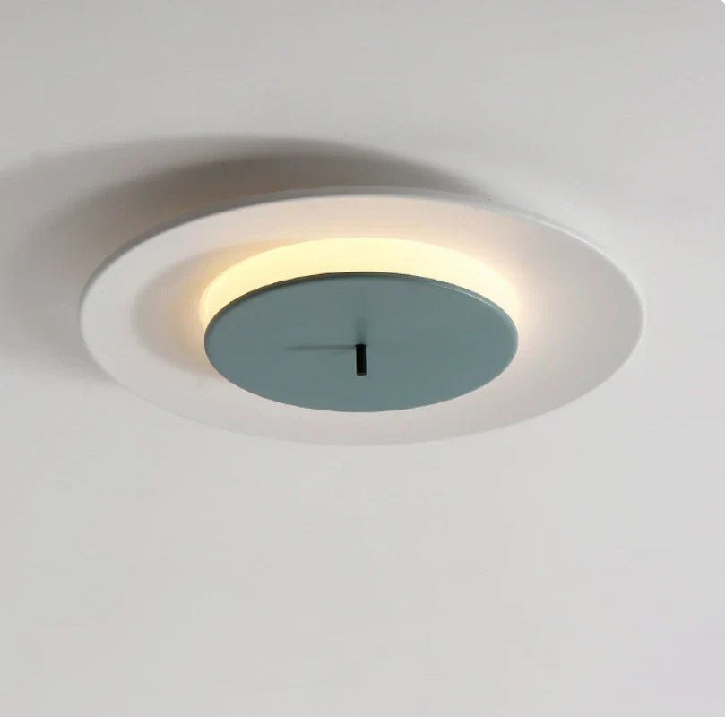 Minimalist Circular LED Ceiling Light - Soft Illumination