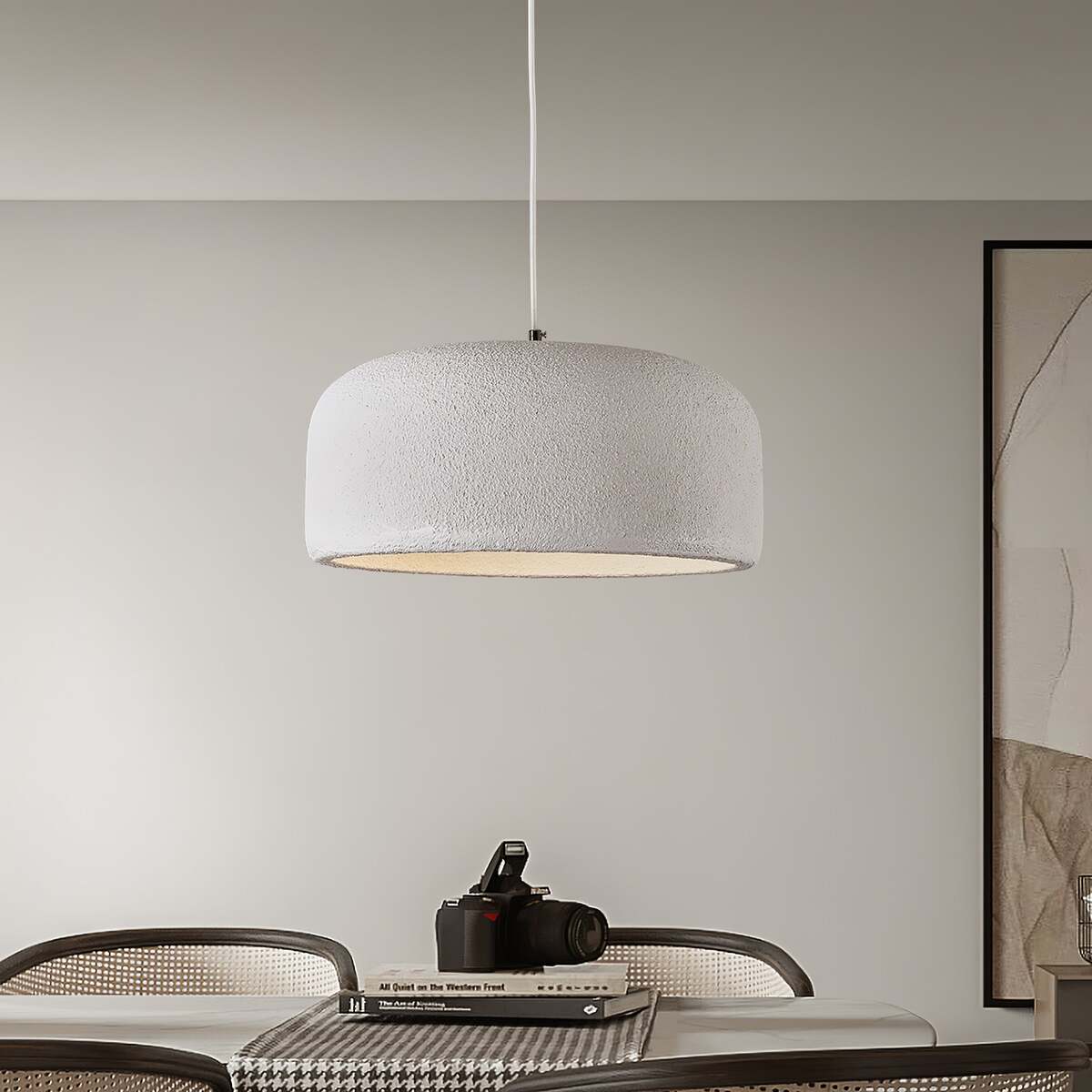 Minimalist Pendant Light – Wabi-Sabi Design