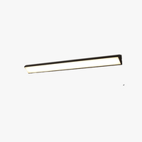 Minimalist LED Outdoor Wall Lamp – Waterproof, Modern Black Design