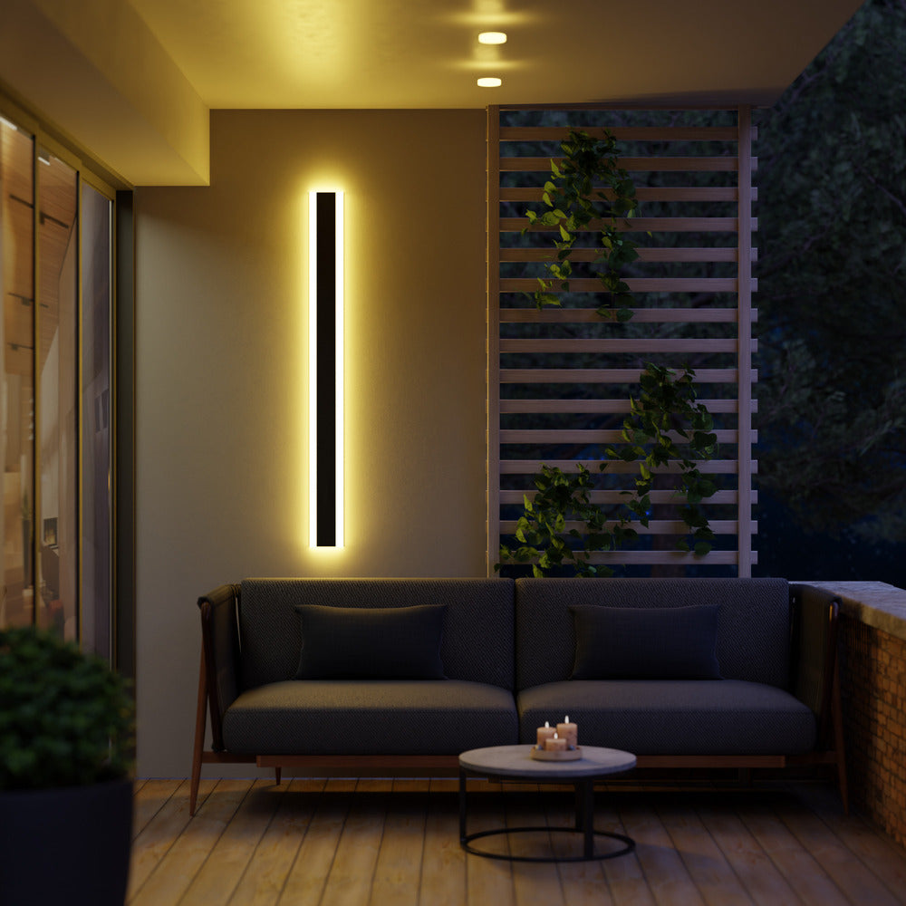 Minimalist Outdoor LED Wall Light – Dimmable & Motion Sensor Feature