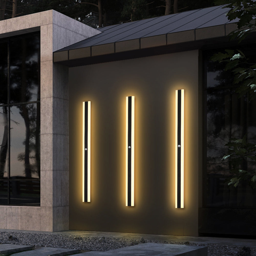 Minimalist Outdoor LED Wall Light – Dimmable & Motion Sensor Feature