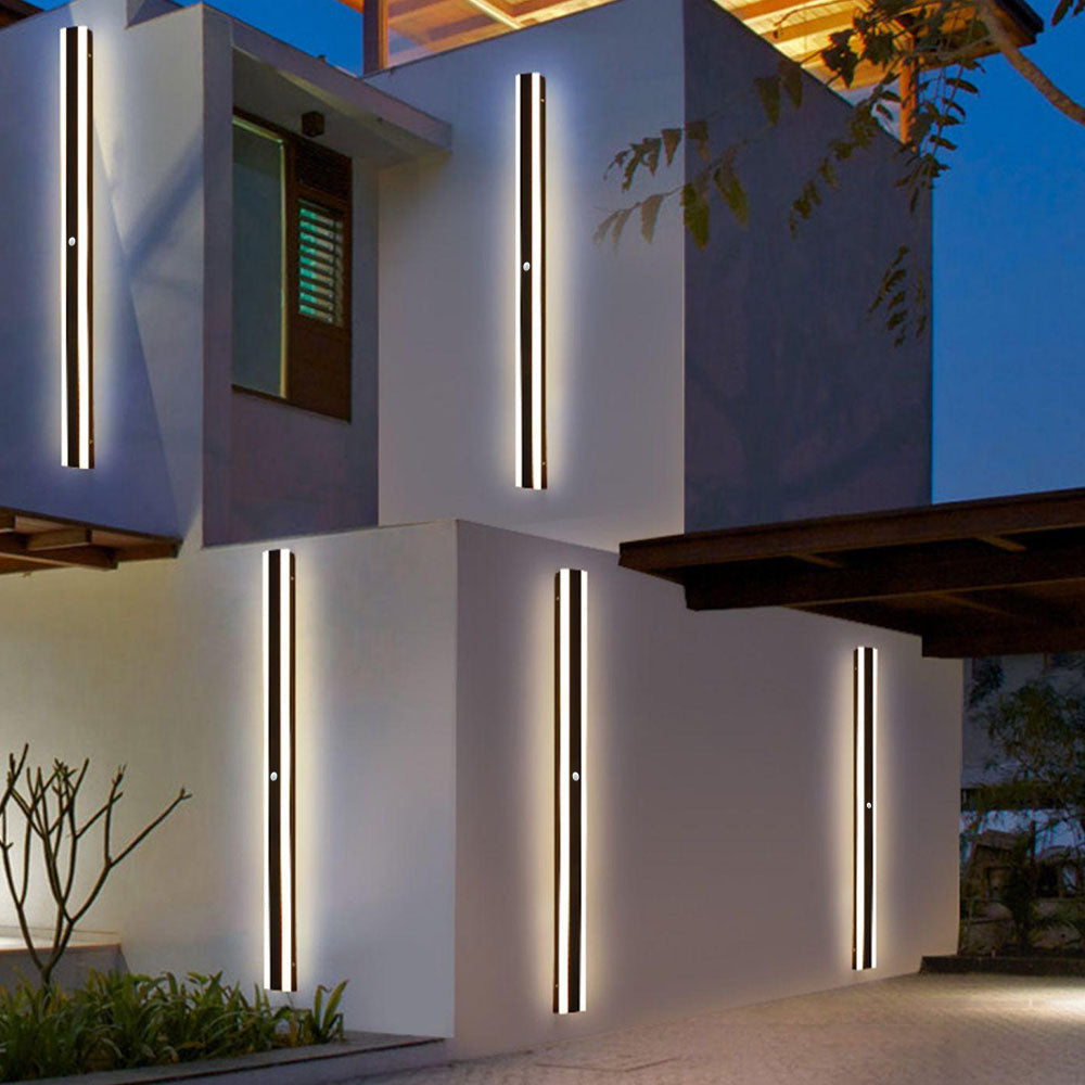 Minimalist Outdoor LED Wall Light – Dimmable & Motion Sensor Feature