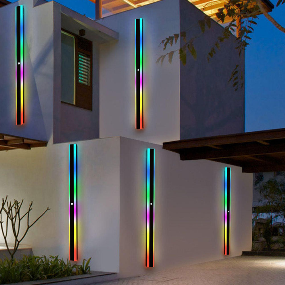 Minimalist Outdoor LED Wall Light – Dimmable & Motion Sensor Feature