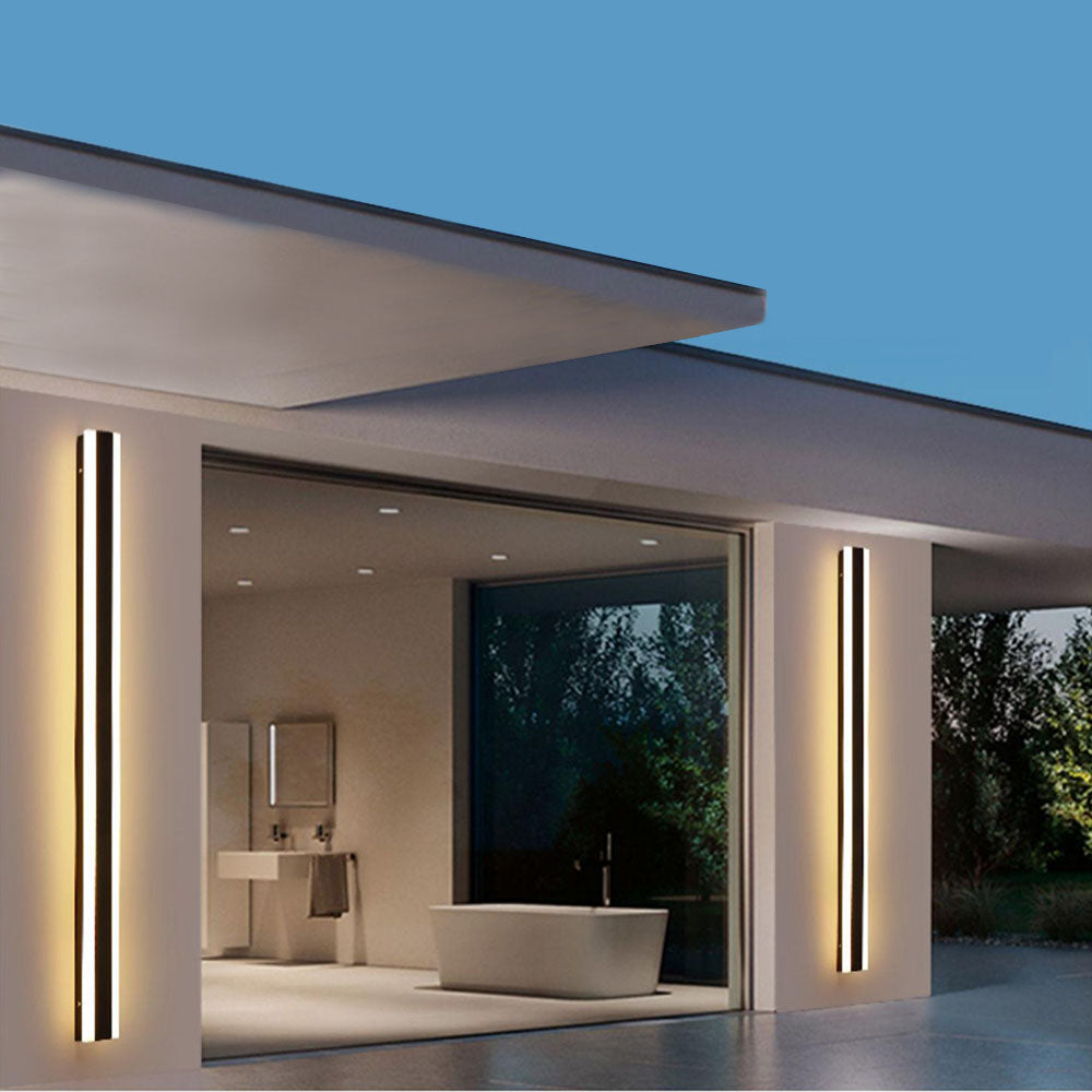 Minimalist Outdoor LED Wall Light – Dimmable & Motion Sensor Feature