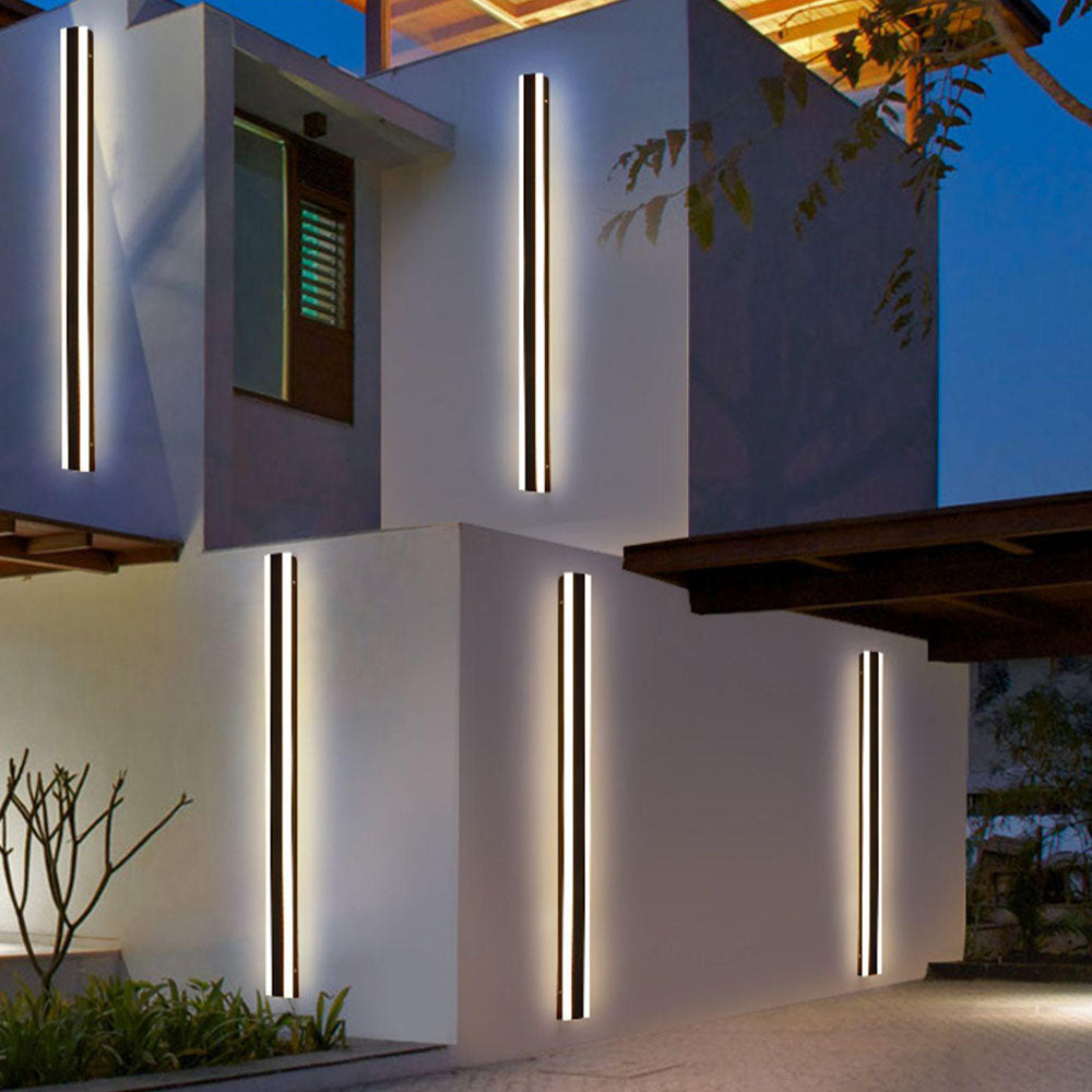 Minimalist Outdoor LED Wall Light – Dimmable & Motion Sensor Feature