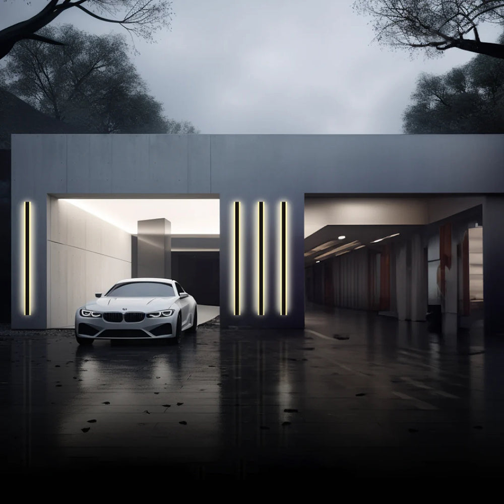 Minimalist Outdoor LED Wall Light – Dimmable & Motion Sensor Feature