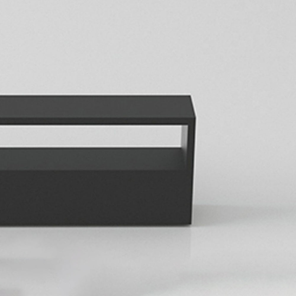 Minimalist Outdoor Wall Sconce – Rectangular, Black or White, Waterproof