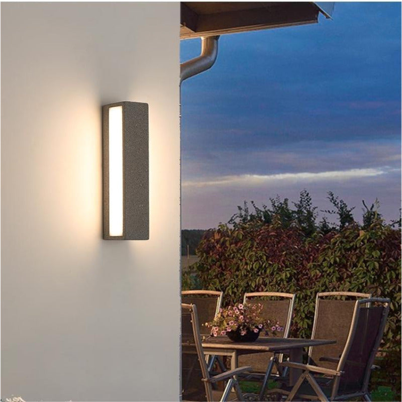 Minimalist Rectangular LED Wall Light – Waterproof & Modern Style