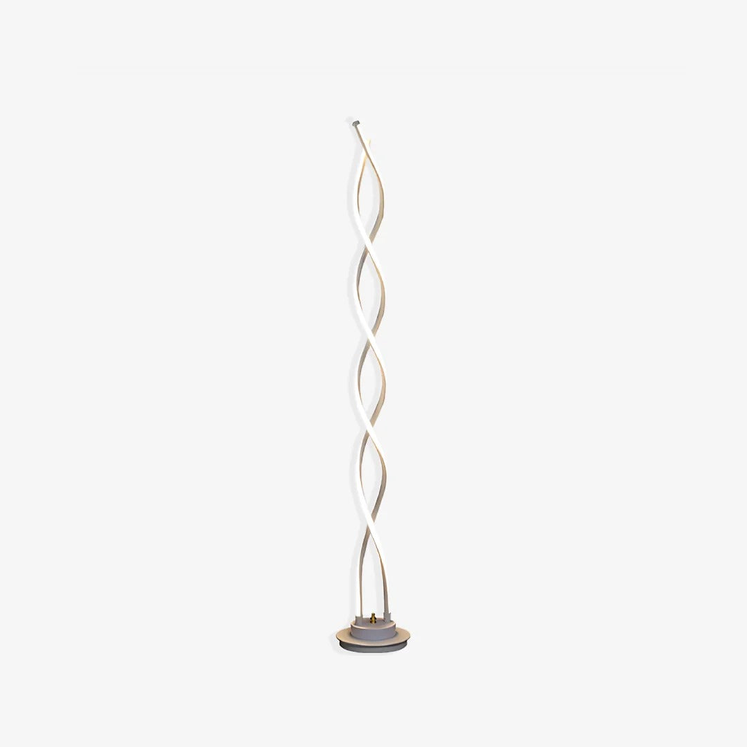 Minimalist Spiral LED Floor Lamp