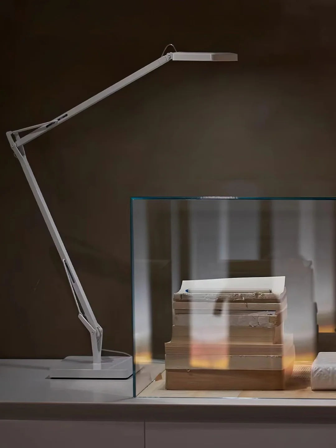 Minimalist Task Desk Lamp, Flexible Arm