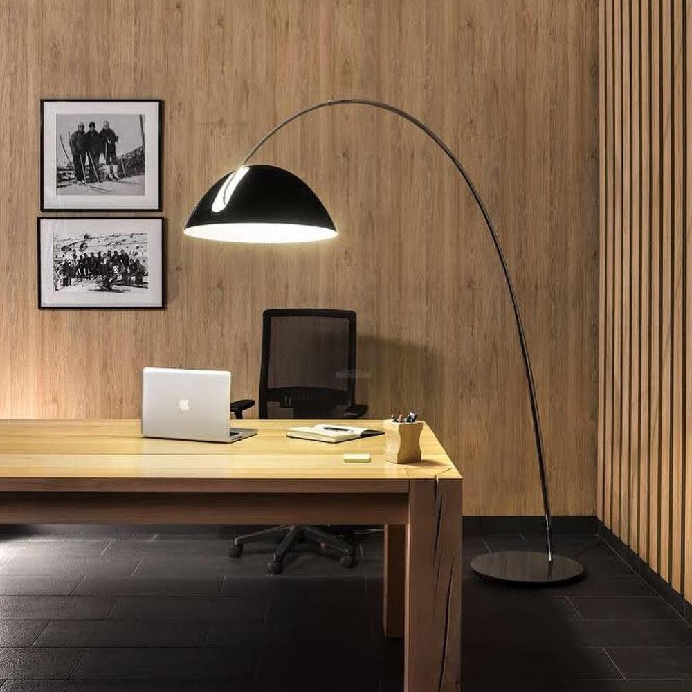 Modern Arc Floor Lamp – Sleek Metal Shade