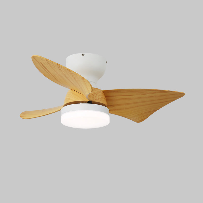 Modern Ceiling Fan Light - Metal Base & ABS Blades