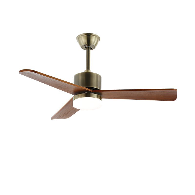 Modern Wooden Ceiling Fan Light with Remote