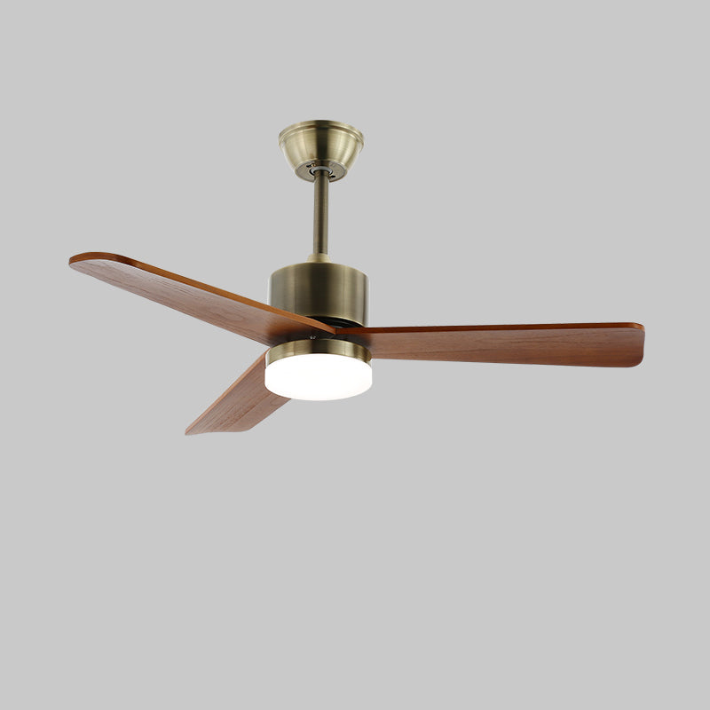 Modern Wooden Ceiling Fan Light with Remote