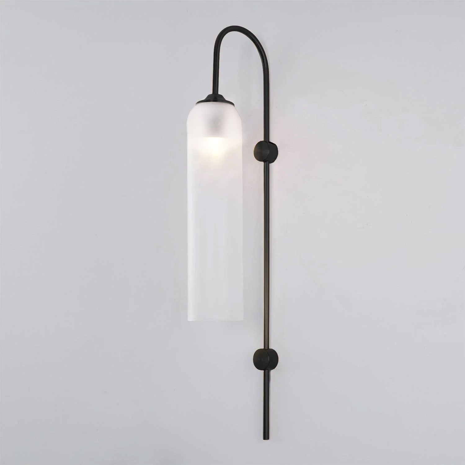 Modern Glass Wall Lamp – Cylindrical Tube Design