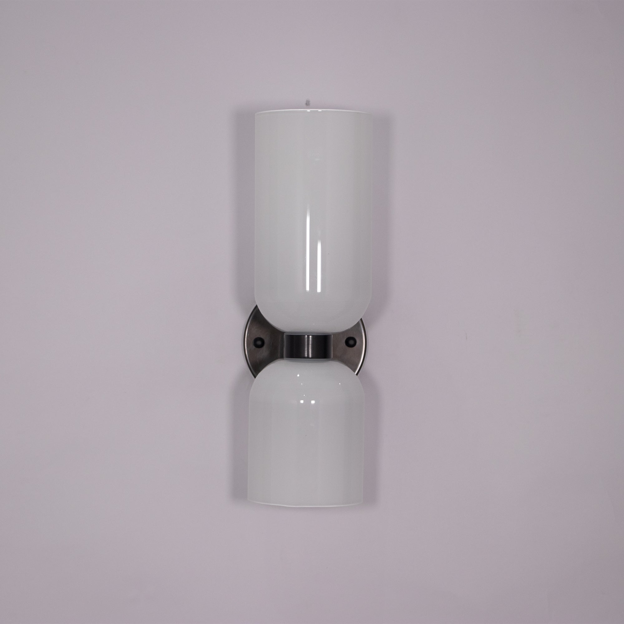 Modern Glass Wall Lamp – Double Cylinder Design