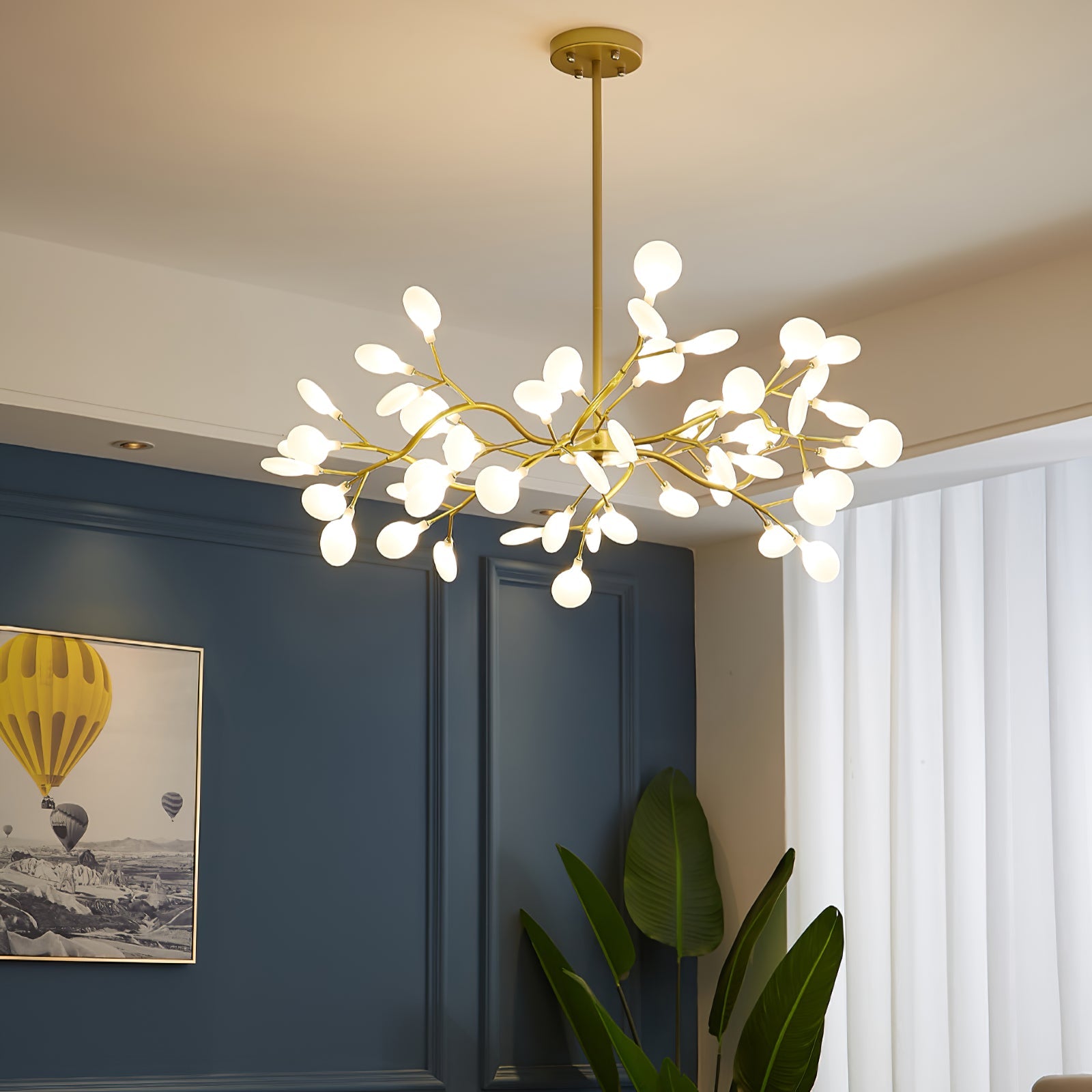 Modern LED Firefly Sputnik Chandelier – Unique Design