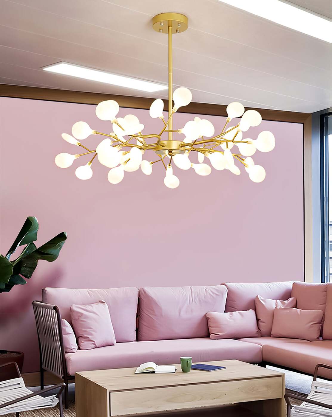 Modern LED Firefly Sputnik Chandelier – Unique Design