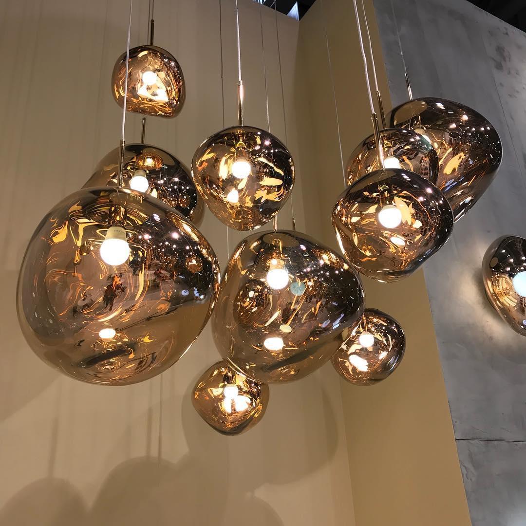 Modern Lava Pendant Lamp – Molten Glass Effect