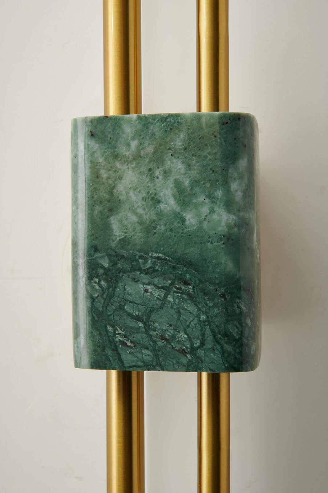 Modern Marble & Brass Wall Light - Minimalist Design