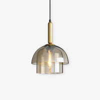 Modern Multi-Layer Dome Glass Pendant Light – Elegant Design