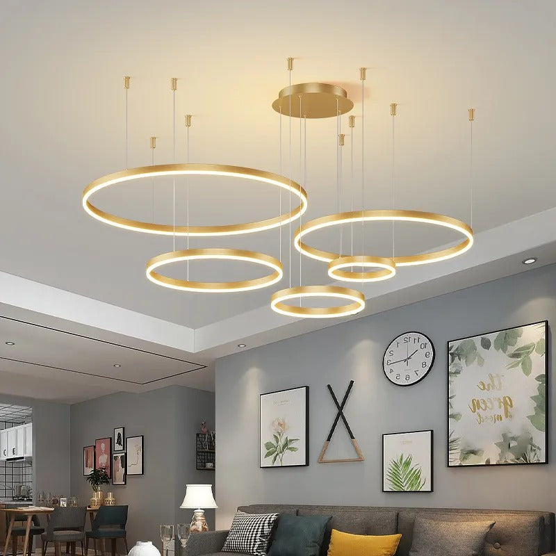 Modern Ring Pendant Light – Sleek Design & Versatile Lighting