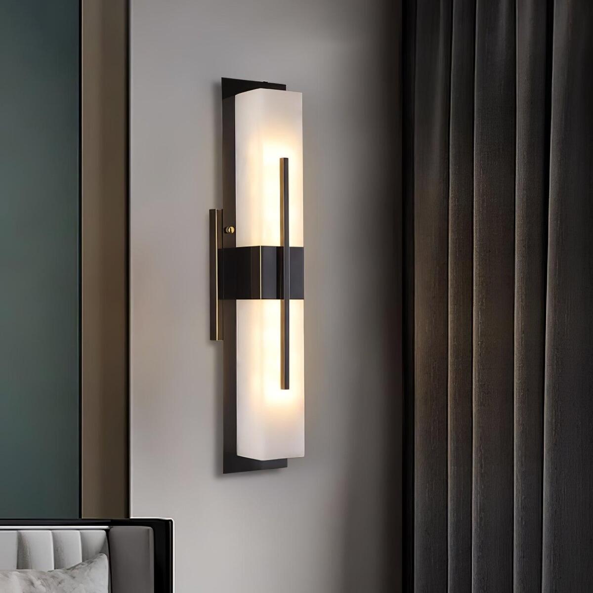 Modern Vertical Outdoor Wall Light – Waterproof LED Sconce, Garden & Porch