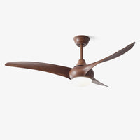 Modern Wooden Ceiling Fan with LED Light – Quiet & Stylish