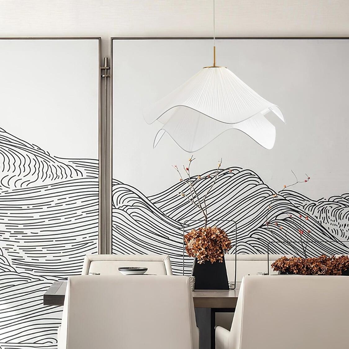 Modern Floral Pendant Light – Blooming Elegance