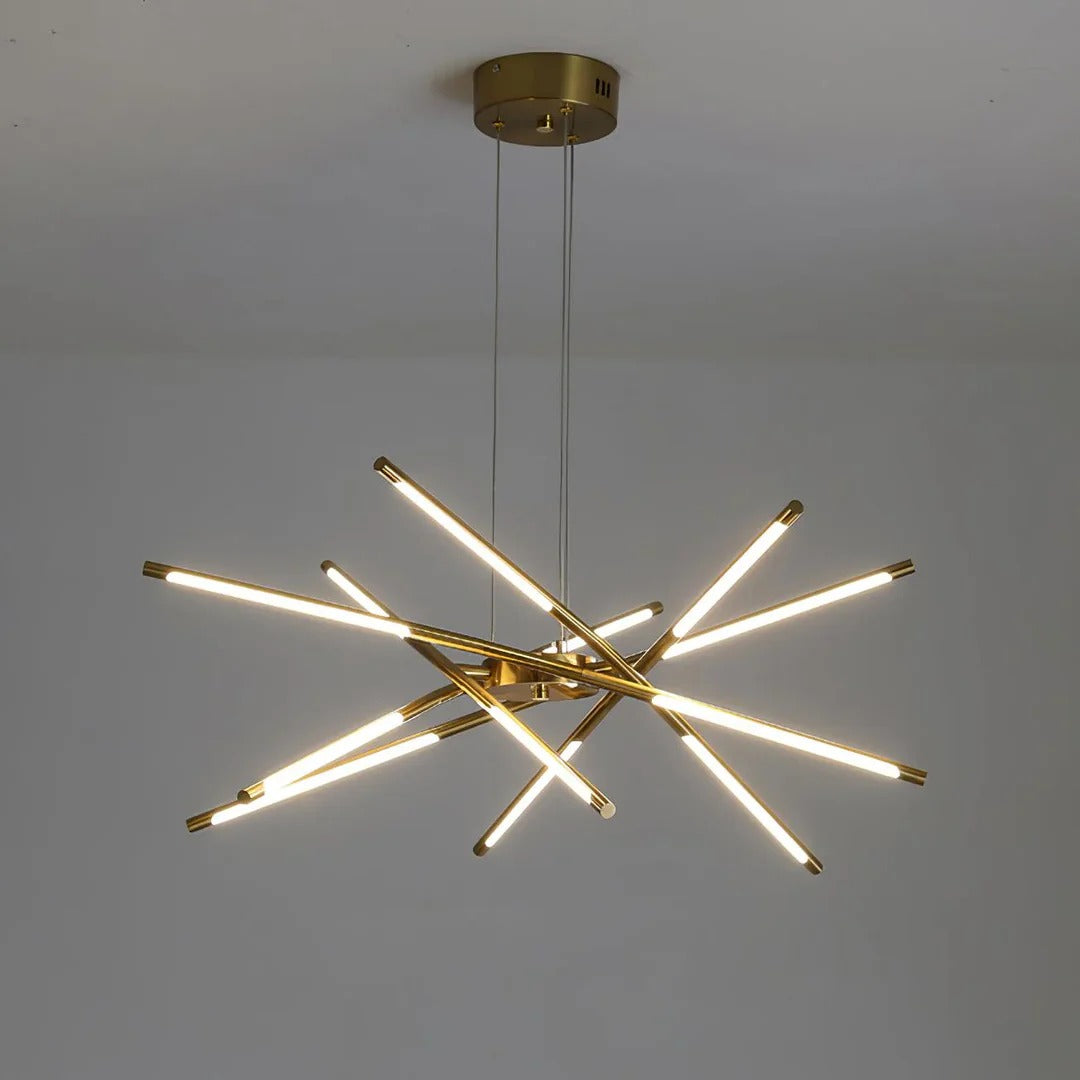 Modern LED Chandelier – Rotatable Design