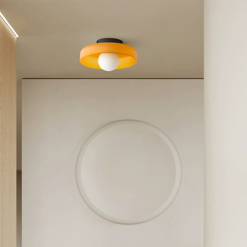 Modern Morandi Ceiling Light – Minimalist Glass Design