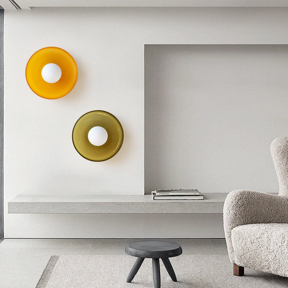 Modern Morandi Ceiling Light – Minimalist Glass Design