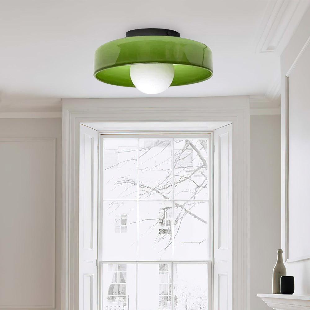 Modern Morandi Ceiling Light – Minimalist Glass Design