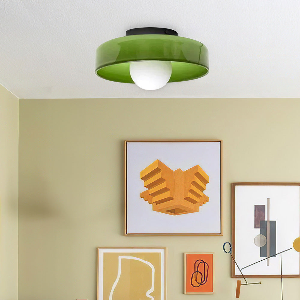 Modern Morandi Ceiling Light – Minimalist Glass Design