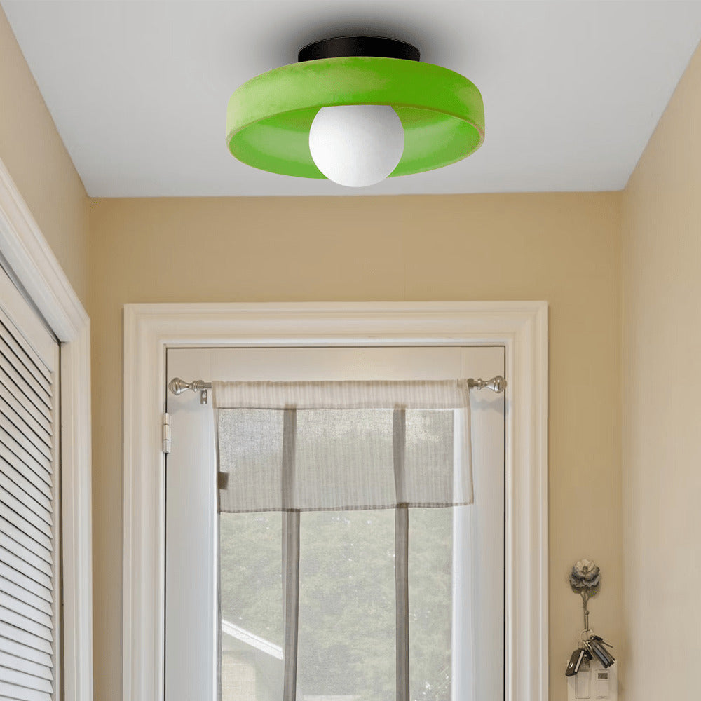Modern Morandi Ceiling Light – Minimalist Glass Design