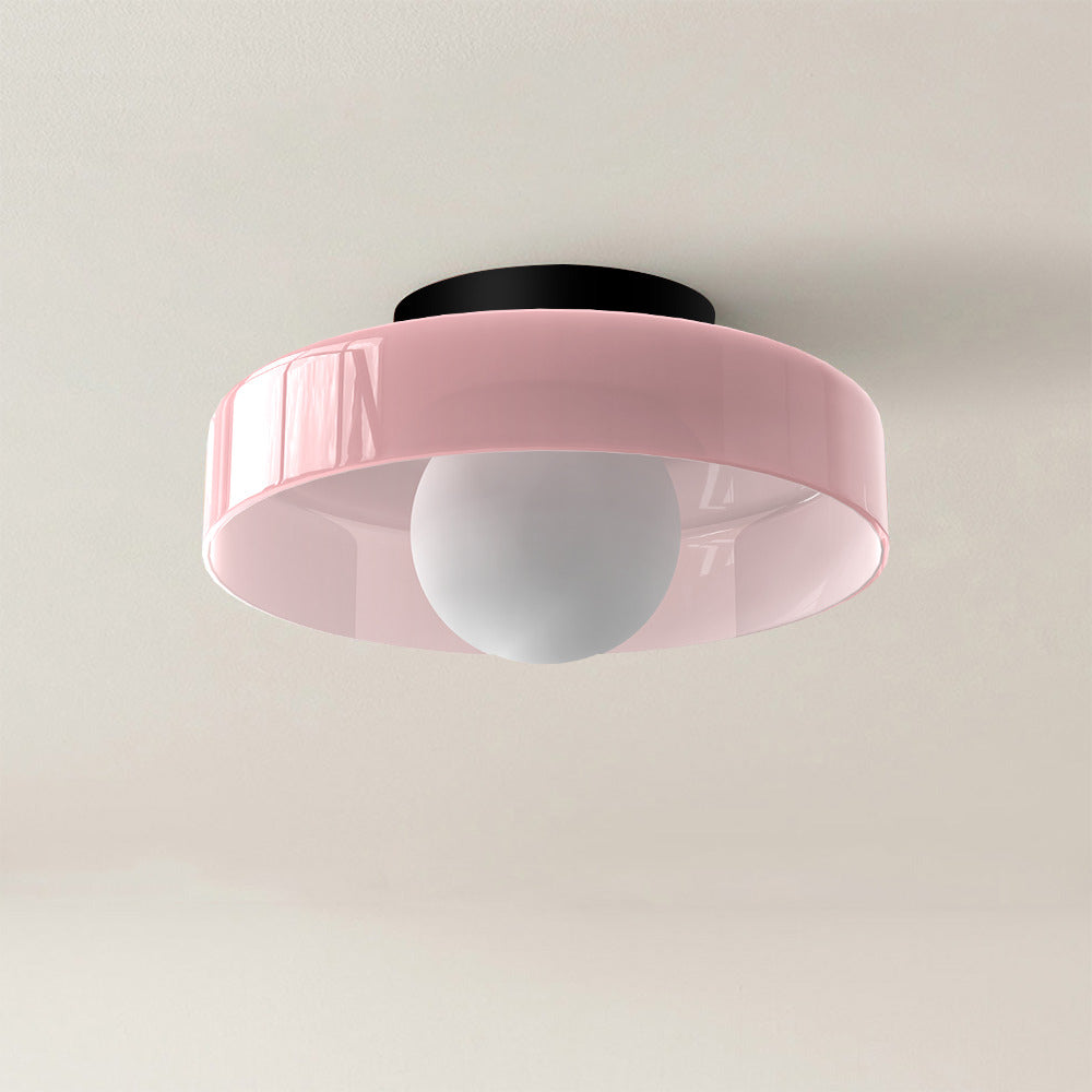 Modern Morandi Ceiling Light – Minimalist Glass Design