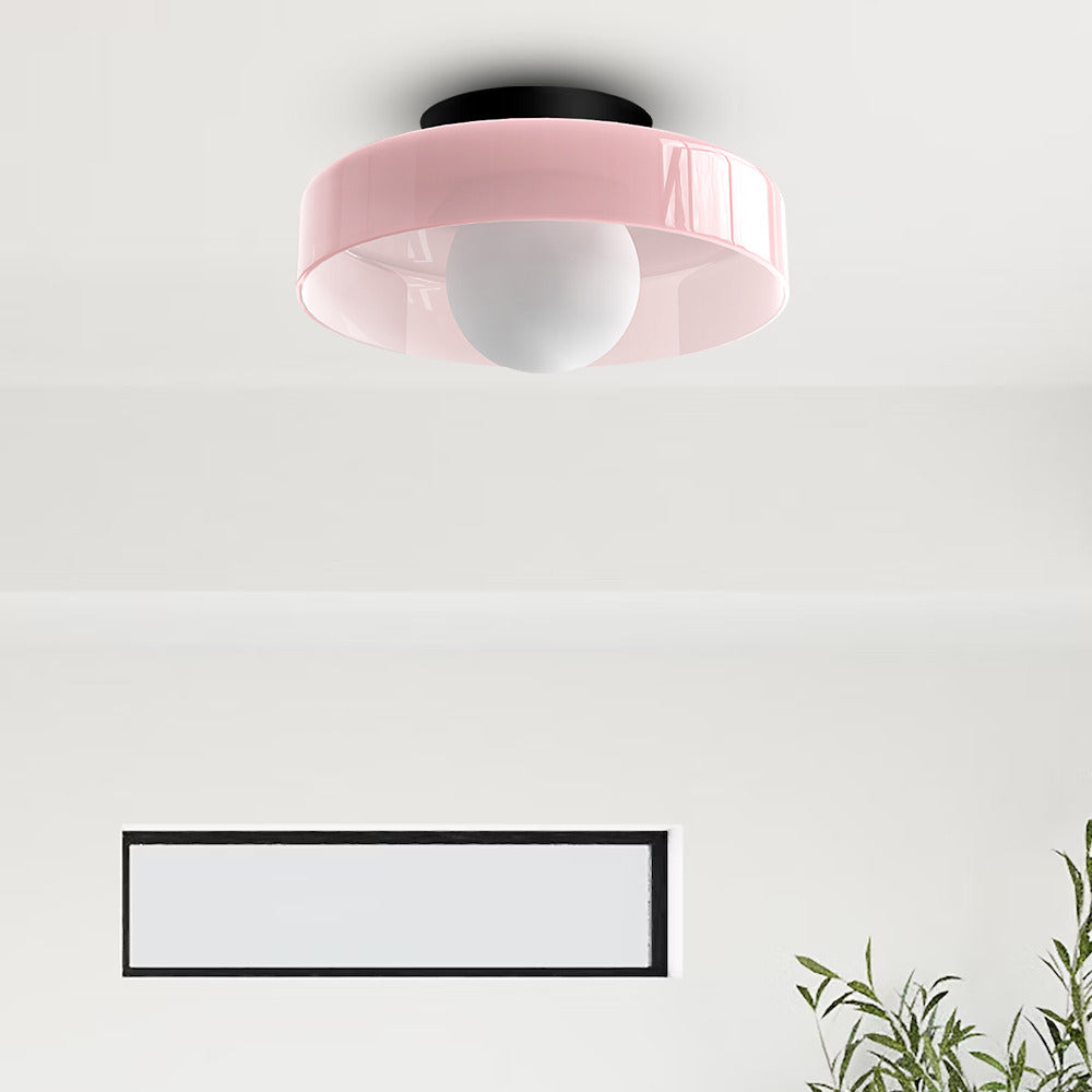 Modern Morandi Ceiling Light – Minimalist Glass Design
