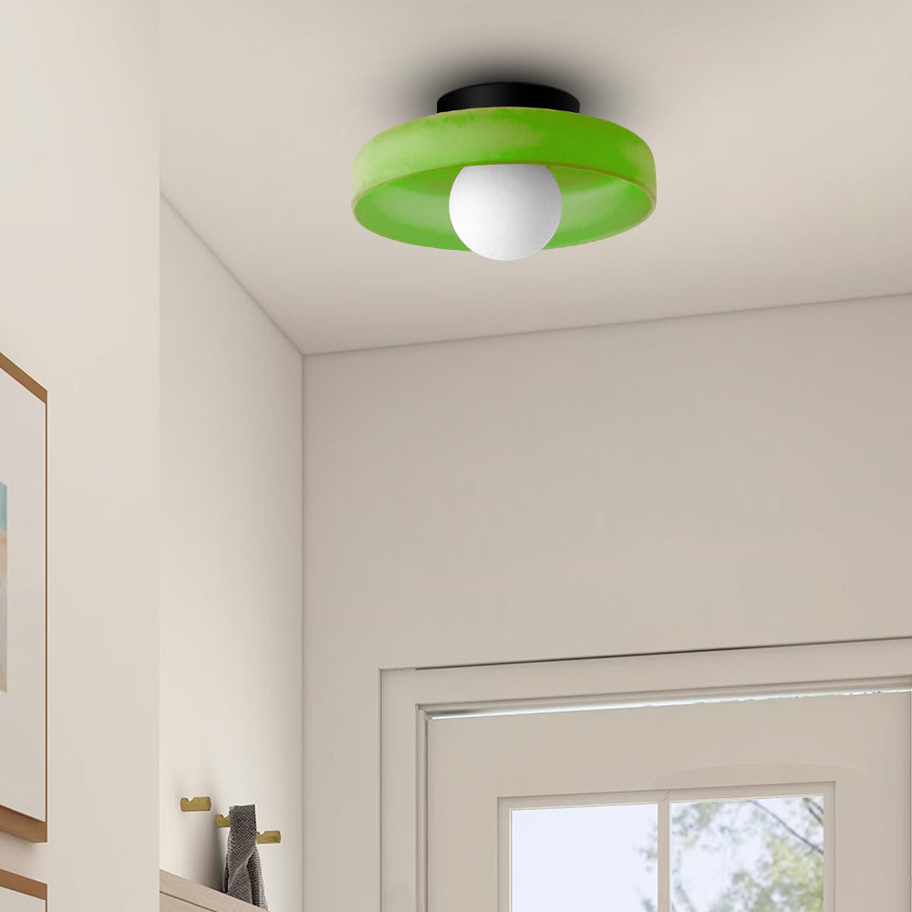 Modern Morandi Ceiling Light – Minimalist Glass Design