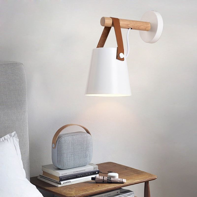 Modern Nordic Wood Wall Light