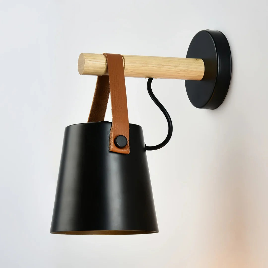 Modern Nordic Wood Wall Light