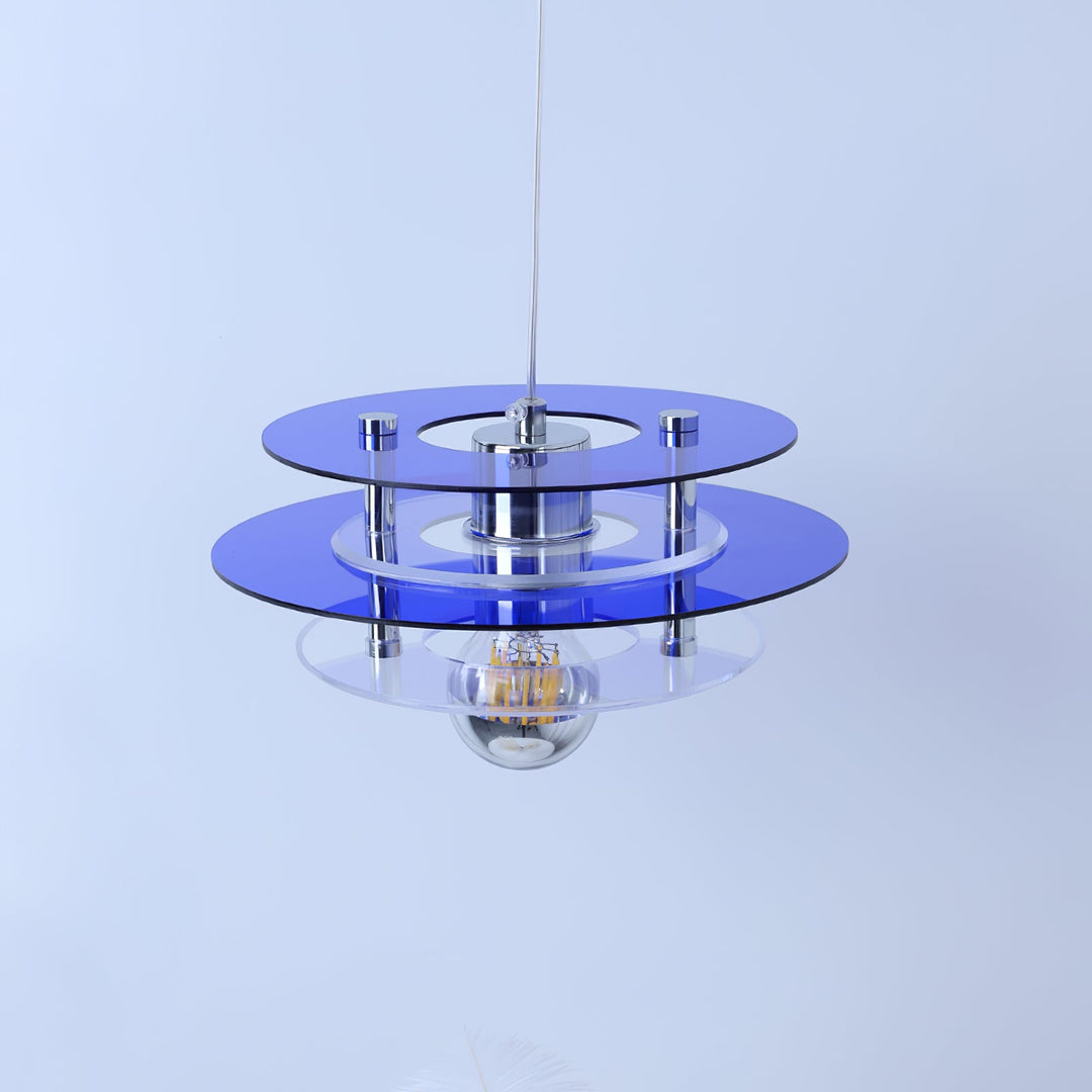 Modern UFO Pendant Light – Acrylic Discs