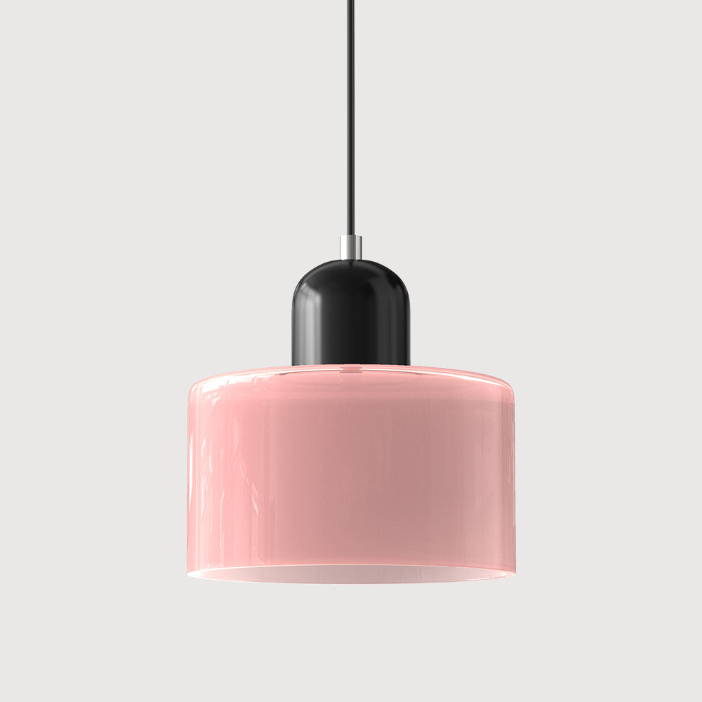 Morandi Cylinder Glass Pendant Light