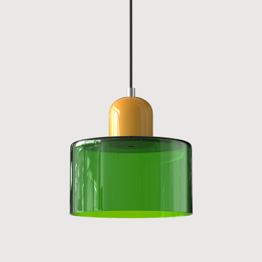 Morandi Cylinder Glass Pendant Light