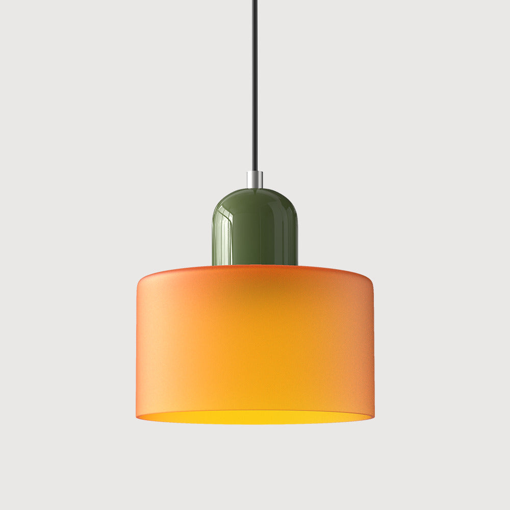 Morandi Cylinder Glass Pendant Light