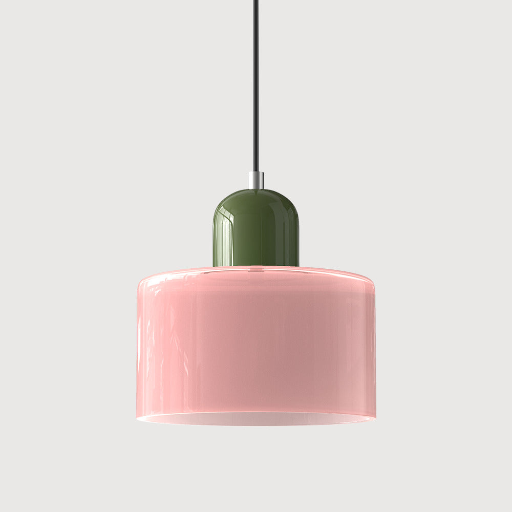 Morandi Cylinder Glass Pendant Light