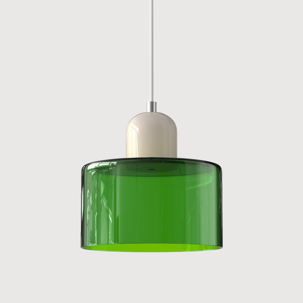 Morandi Cylinder Glass Pendant Light