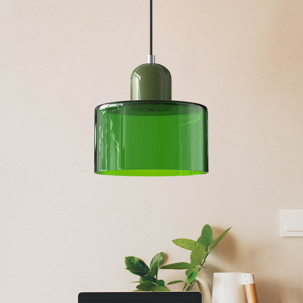 Morandi Cylinder Glass Pendant Light